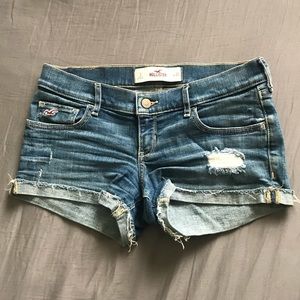Distressed Hollister Shorts